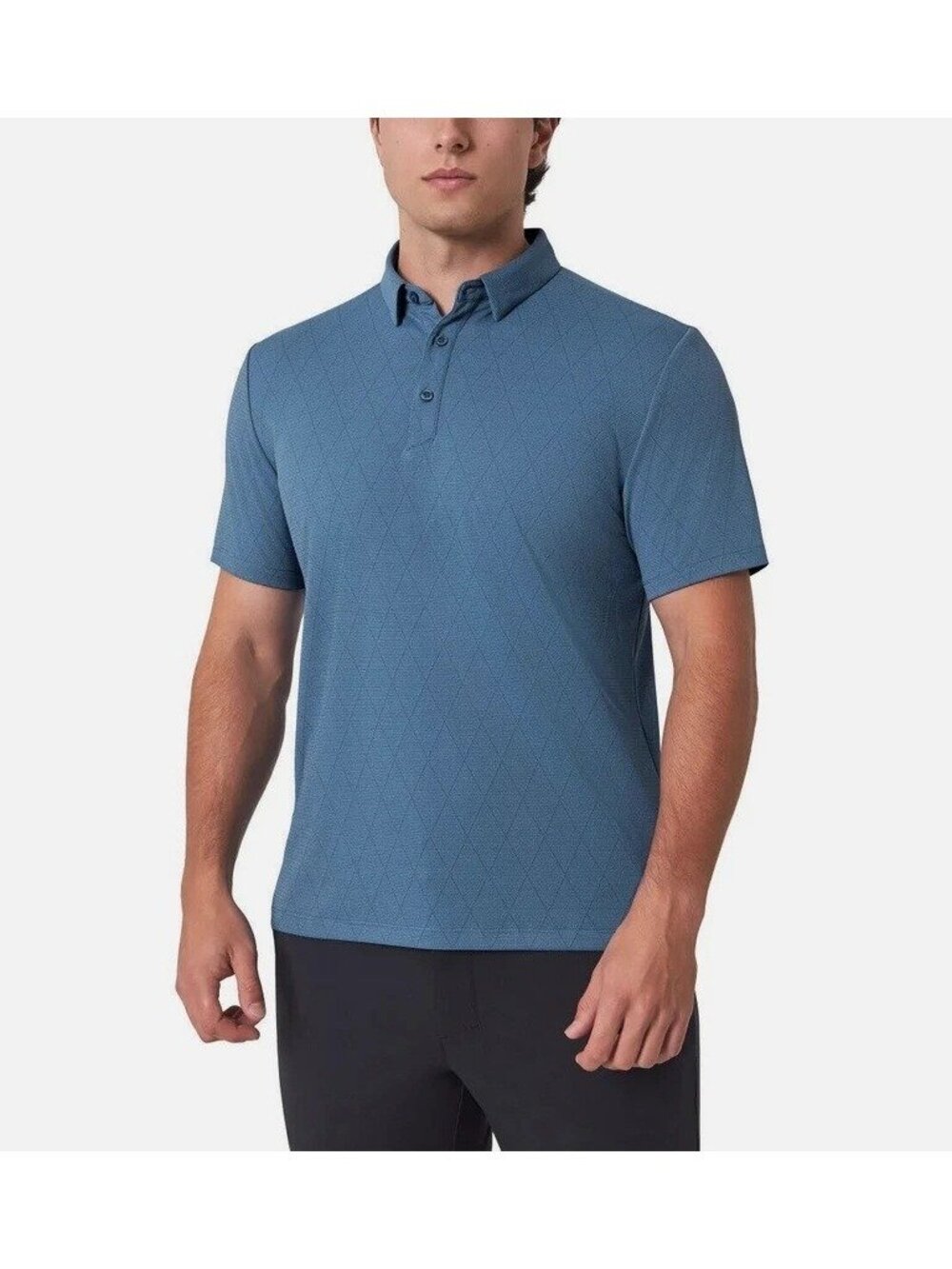NWT Modern Ambition Men's M Blue Short Sleeve Polo Shirt